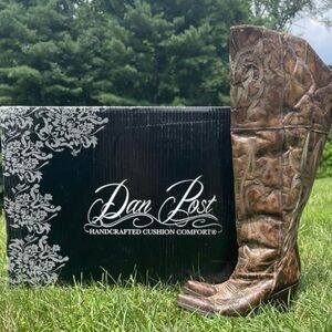 Dan Post Brown Leather Western Boots